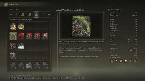 poison perfumer build elden ring